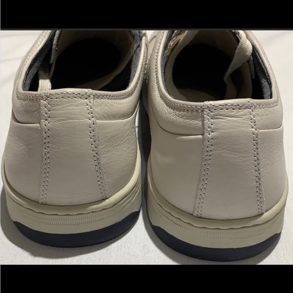 G. H. Bass & Co Mens Leather Sneakers Cream Size 13 - Picture 8 of 10